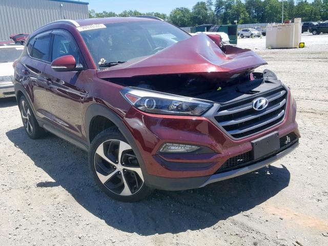 KM8J3CA27GU090212 - 2016 HYUNDAI TUCSON LIM MAROON photo 1