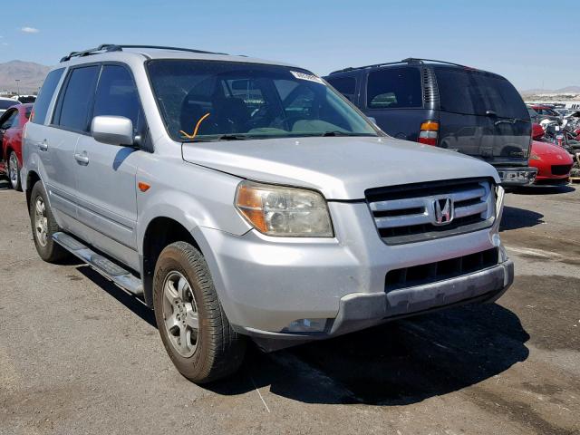 5FNYF28398B021518 - 2008 HONDA PILOT SE SILVER photo 1