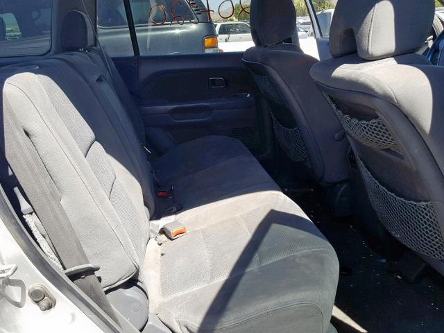 5FNYF28398B021518 - 2008 HONDA PILOT SE SILVER photo 6