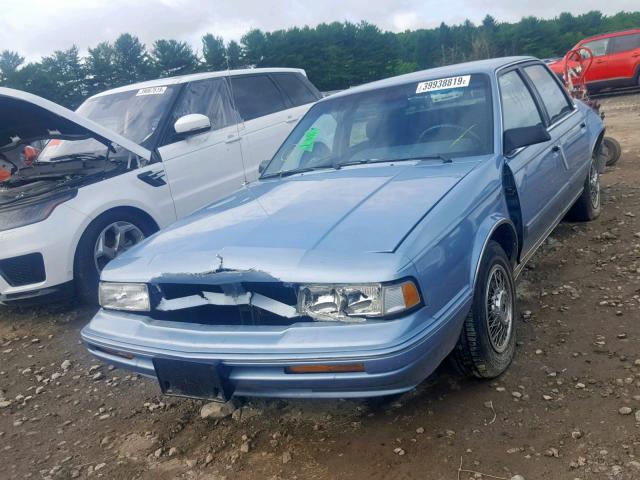 1G3AG55N6P6353111 - 1993 OLDSMOBILE CUTLASS CI ლურჯი ფოტო 2