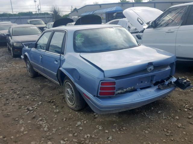 1G3AG55N6P6353111 - 1993 OLDSMOBILE CUTLASS CI ლურჯი ფოტო 3