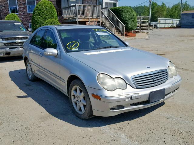 WDBRF64J21F051346 - 2001 MERCEDES-BENZ C320 SILVER photo 1