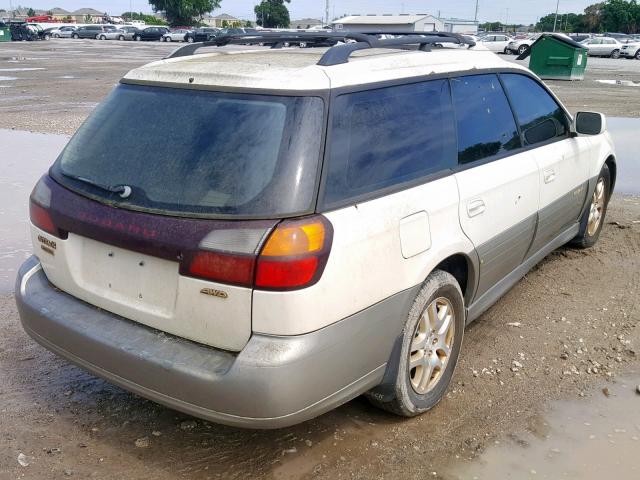 4S3BH686727657904 - 2002 SUBARU LEGACY OUT CREAM photo 4