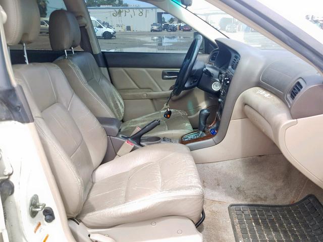 4S3BH686727657904 - 2002 SUBARU LEGACY OUT CREAM photo 5