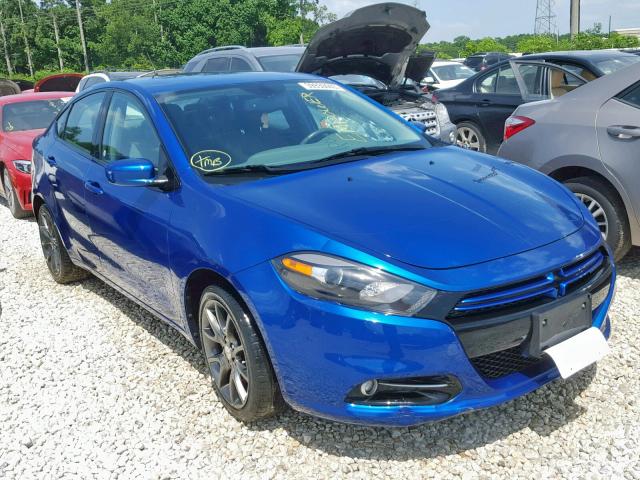 1C3CDFBA8DD105642 - 2013 DODGE DART SXT BLUE photo 1