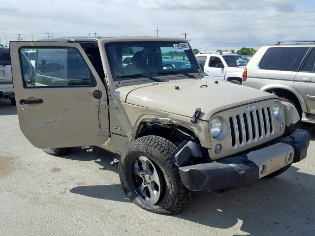 1C4AJWBG5GL218717 - 2016 JEEP WRANGLER S 棕色 照片 1