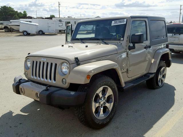 1C4AJWBG5GL218717 - 2016 JEEP WRANGLER S 棕色 照片 2