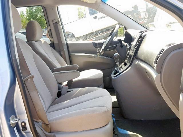 KNDMG4C35A6337689 - 2010 KIA SEDONA LX BLUE photo 5