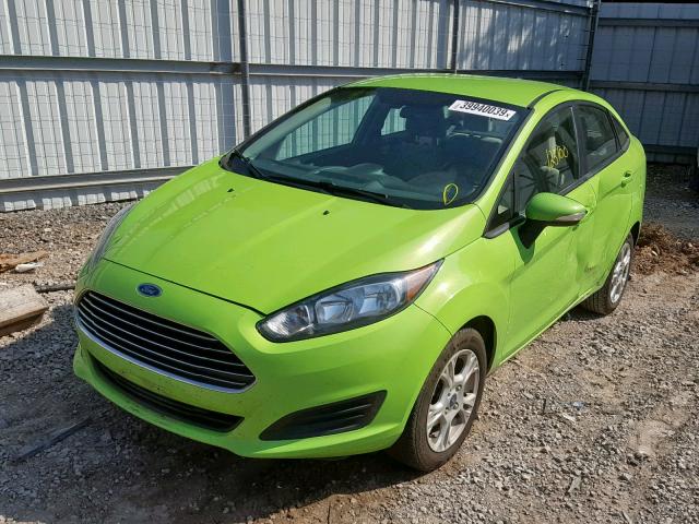 3FADP4BJ0EM234238 - 2014 FORD FIESTA SE GREEN photo 2