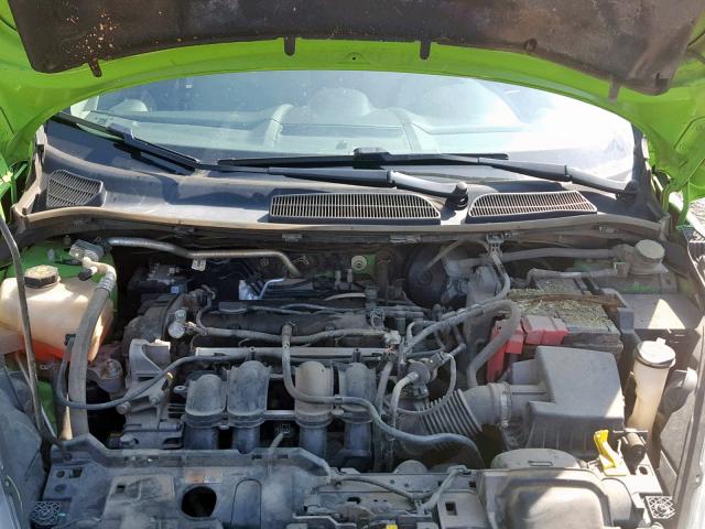 3FADP4BJ0EM234238 - 2014 FORD FIESTA SE GREEN photo 7