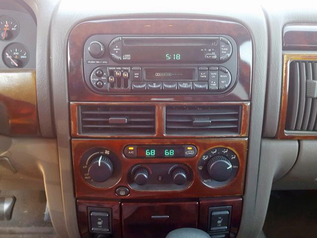 1J4G258S5YC324237 - 2000 JEEP GRAND CHER RED photo 9