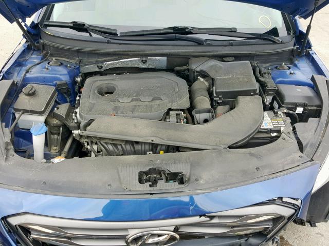 5NPE34AF0FH124062 - 2015 HYUNDAI SONATA SPO BLUE photo 7