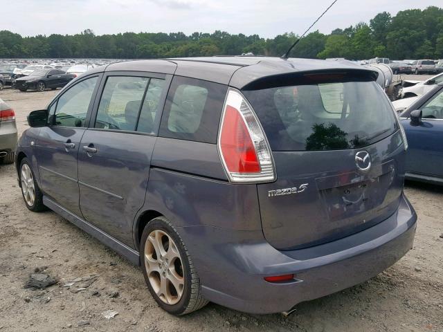 JM1CR29L080306283 - 2008 MAZDA 5 GRAY photo 3