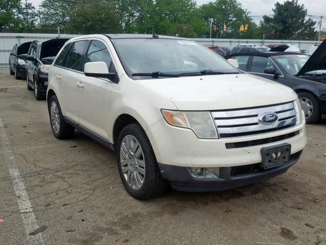 2FMDK49C48BA24811 - 2008 FORD EDGE LIMIT WHITE photo 1