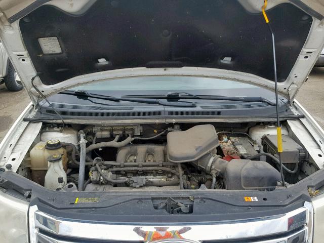 2FMDK49C48BA24811 - 2008 FORD EDGE LIMIT WHITE photo 7