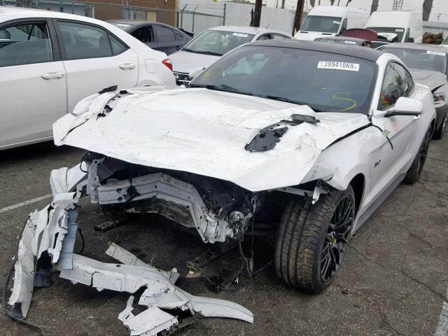 1FA6P8CF8G5242400 - 2016 FORD MUSTANG GT WHITE photo 2