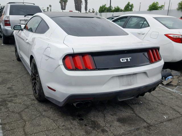 1FA6P8CF8G5242400 - 2016 FORD MUSTANG GT WHITE photo 3