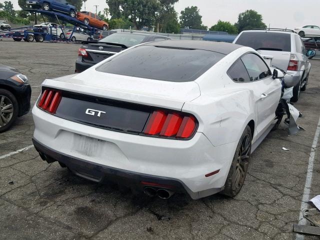 1FA6P8CF8G5242400 - 2016 FORD MUSTANG GT WHITE photo 4