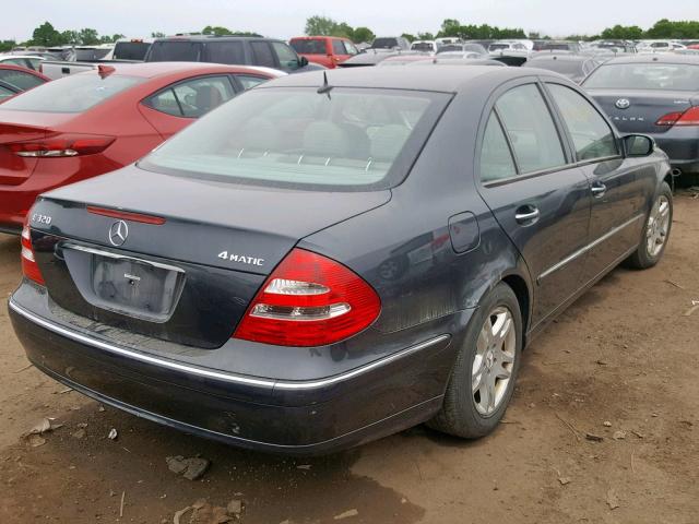 WDBUF82J04X116850 - 2004 MERCEDES-BENZ E 320 4MAT GRAY photo 4