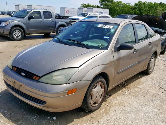 1FAFP33P93W181381 - 2003 FORD FOCUS LX GOLD photo 2