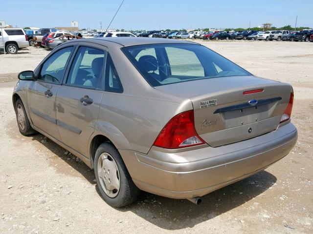 1FAFP33P93W181381 - 2003 FORD FOCUS LX GOLD photo 3