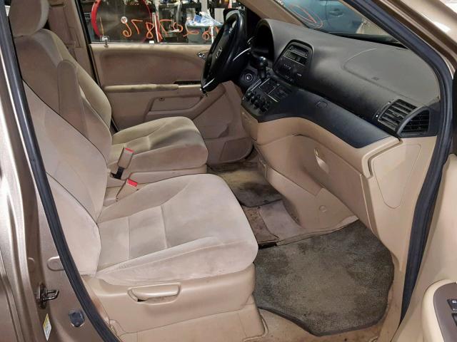 5FNRL38245B053055 - 2005 HONDA ODYSSEY LX TAN photo 5