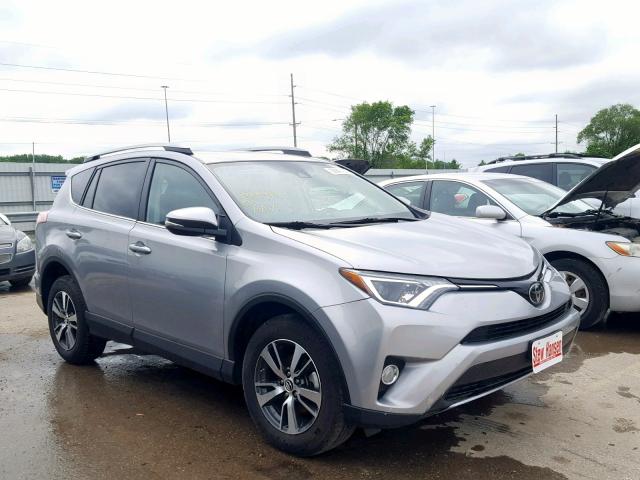 2T3RFREV0JW706025 - 2018 TOYOTA RAV4 ADVEN SILVER photo 1