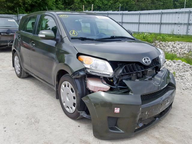 JTKKU4B41B1007890 - 2011 TOYOTA SCION XD GREEN photo 1