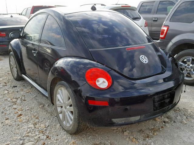 3VWRW31C08M526621 - 2008 VOLKSWAGEN NEW BEETLE შავი ფოტო 3