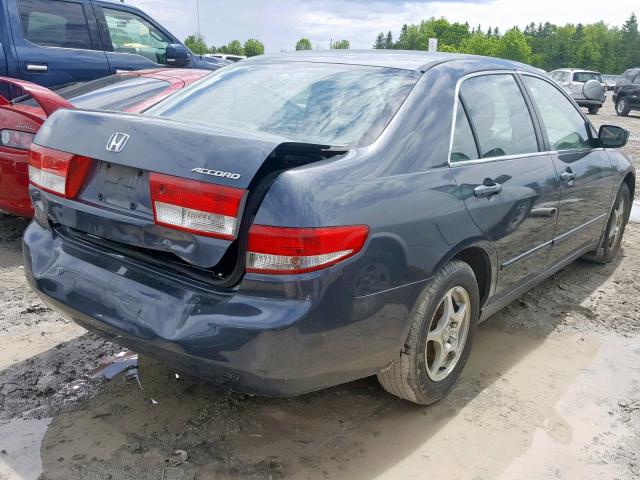 1HGCM564X4A800850 - 2004 HONDA ACCORD LX BLUE photo 4