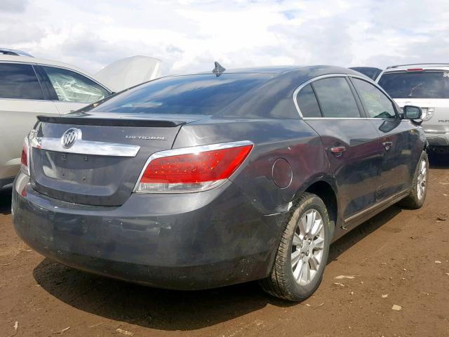 1G4GC5ER4DF175120 - 2013 BUICK LACROSSE GRAY photo 4