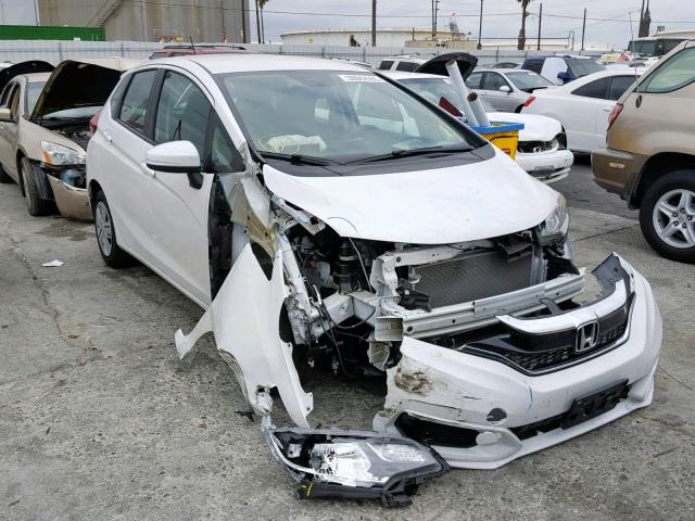 3HGGK5H49KM710481 - 2019 HONDA FIT LX WHITE photo 1