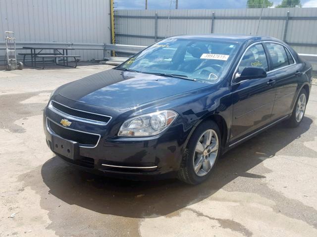 1G1ZC5E18BF370036 - 2011 CHEVROLET MALIBU 1LT შავი ფოტო 2