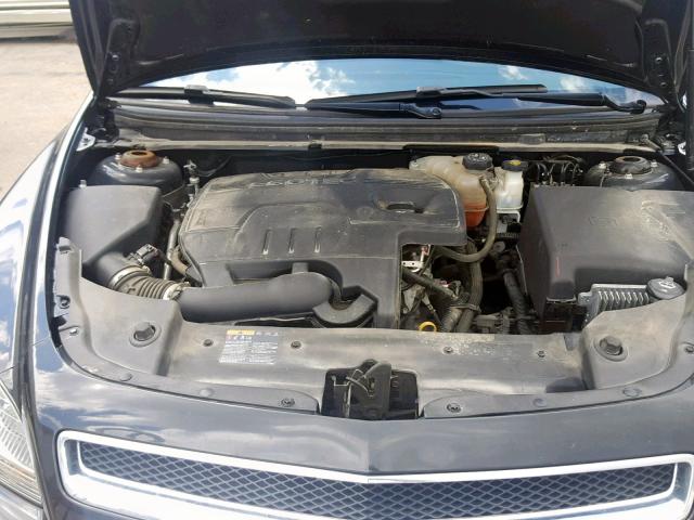 1G1ZC5E18BF370036 - 2011 CHEVROLET MALIBU 1LT შავი ფოტო 7