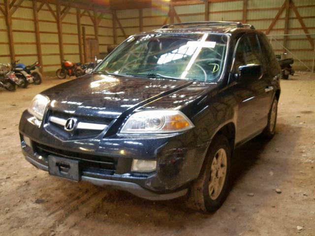 2HNYD186X5H003765 - 2005 ACURA MDX TOURIN BLACK photo 2