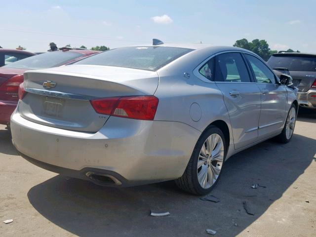 2G1165S31F9255111 - 2015 CHEVROLET IMPALA LTZ SILVER photo 4