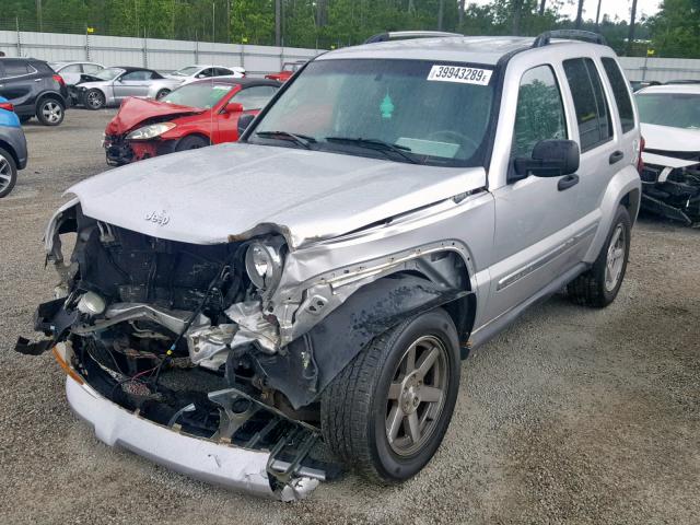 1J4GK58K97W709300 - 2007 JEEP LIBERTY LI SILVER photo 2