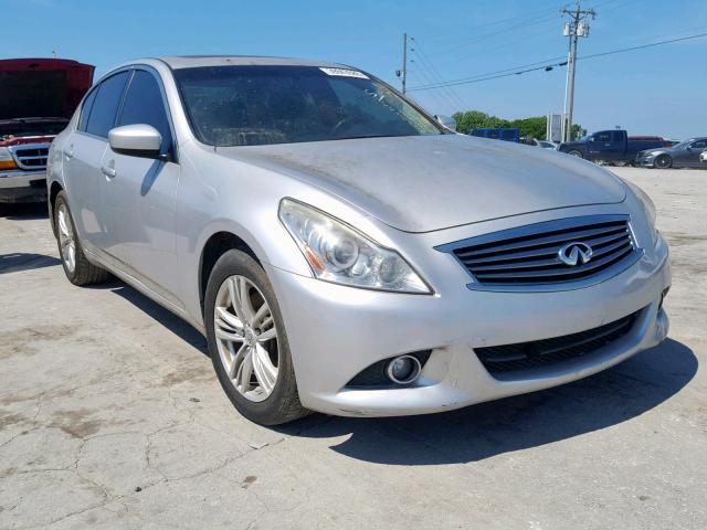 JN1CV6AR2CM677341 - 2012 INFINITI G37 SILVER photo 1