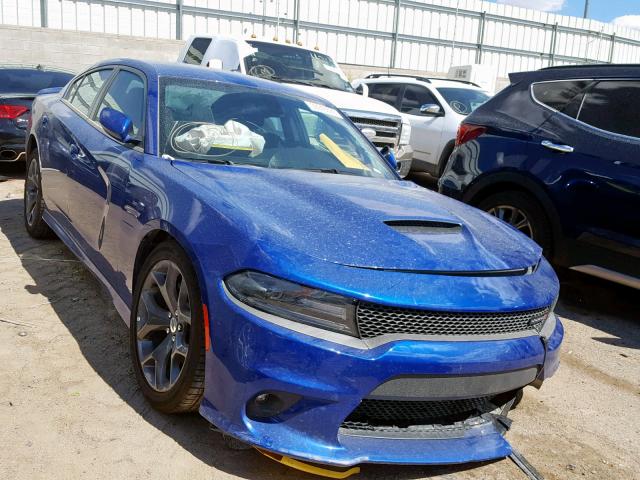 2C3CDXHG9KH579018 - 2019 DODGE CHARGER GT BLUE photo 1