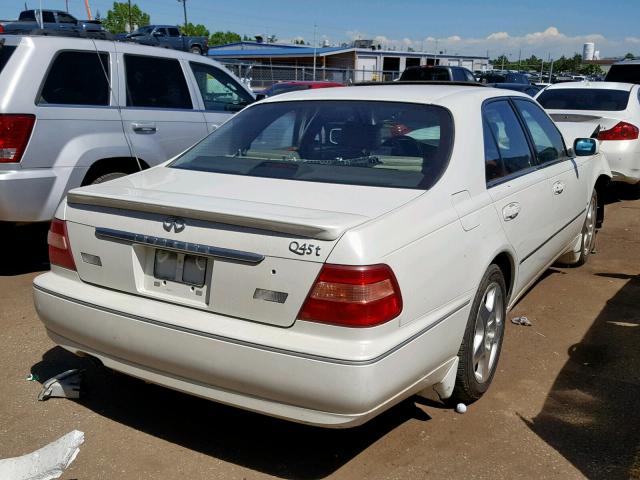 JNKBY31A61M101515 - 2001 INFINITI Q45 BASE WHITE photo 4