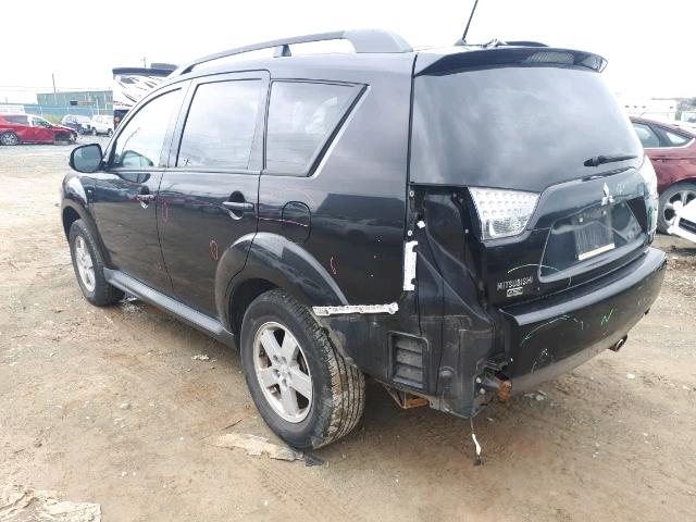 JA4JT3AX2BU603627 - 2011 MITSUBISHI OUTLANDER BLACK photo 3