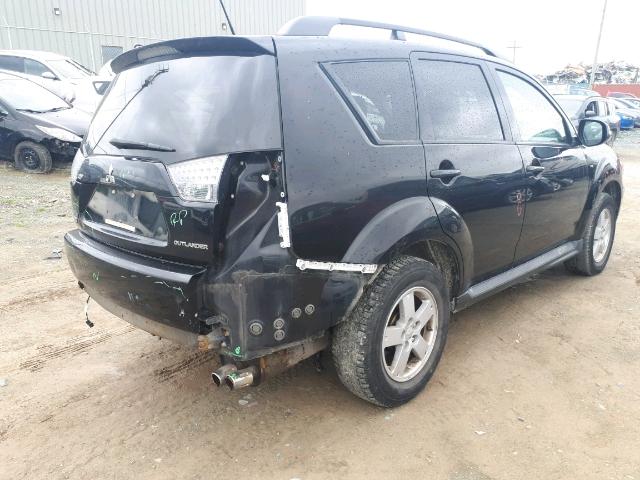 JA4JT3AX2BU603627 - 2011 MITSUBISHI OUTLANDER BLACK photo 4