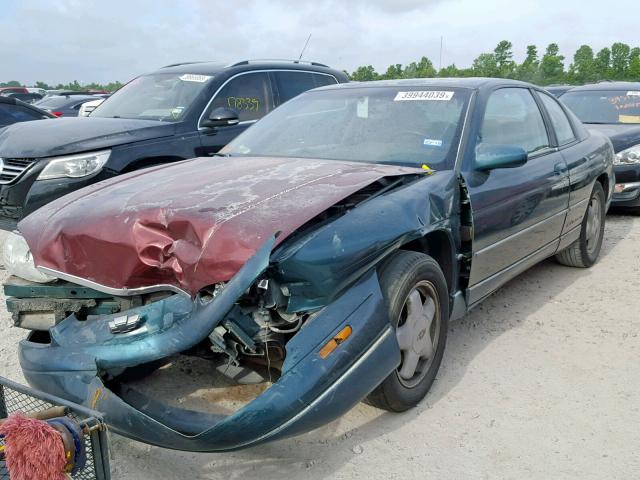 2G1WW12M7V9231501 - 1997 CHEVROLET MONTE CARL მწვანე ფოტო 2