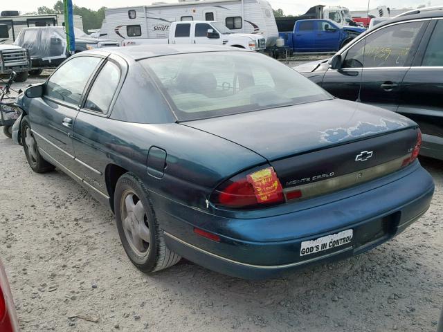 2G1WW12M7V9231501 - 1997 CHEVROLET MONTE CARL მწვანე ფოტო 3