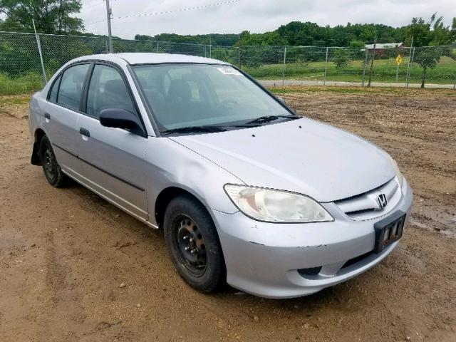 2HGES16315H577115 - 2005 HONDA CIVIC DX V SILVER photo 1