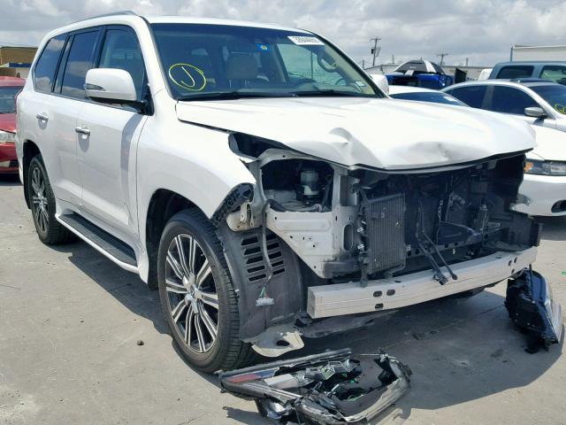 JTJHY7AX4J4258562 - 2018 LEXUS LX 570 WHITE photo 1