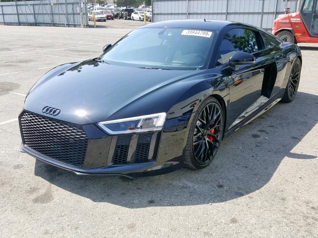 WUAEAAFX8H7901183 - 2017 AUDI R8 5.2 QUA BLACK photo 2