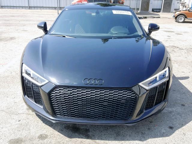 WUAEAAFX8H7901183 - 2017 AUDI R8 5.2 QUA BLACK photo 9