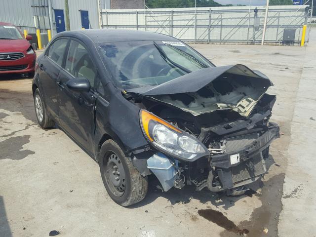 KNADM5A32F6450148 - 2015 KIA RIO LX BLACK photo 1