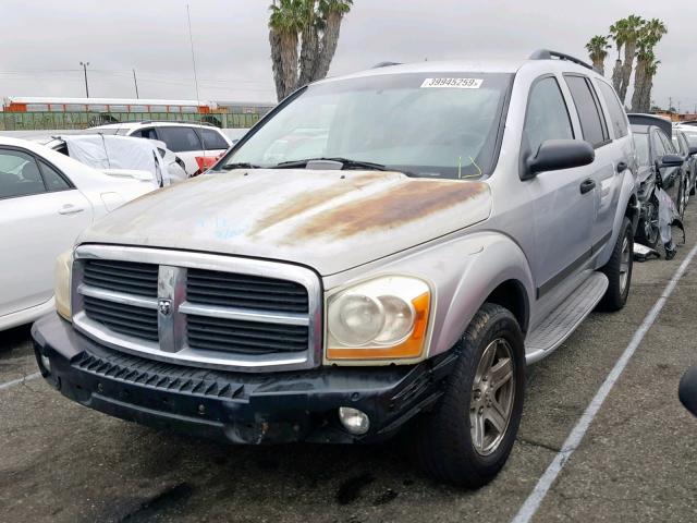 1D4HD48N76F113693 - 2006 DODGE DURANGO SL SILVER photo 2